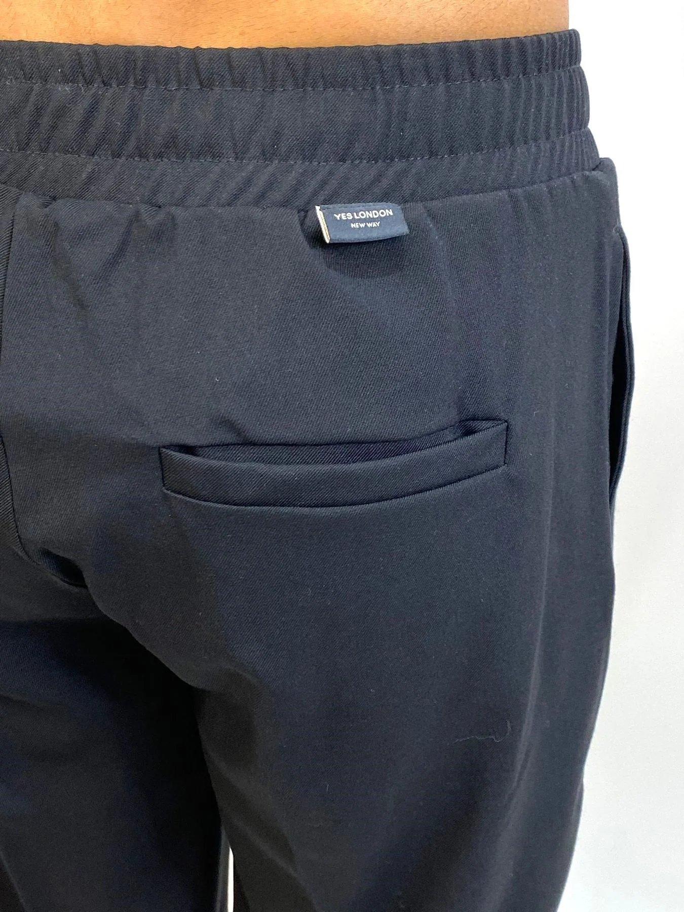 YES LONDON PANTALONE DUBAI NERO XP3260 - immagine 5