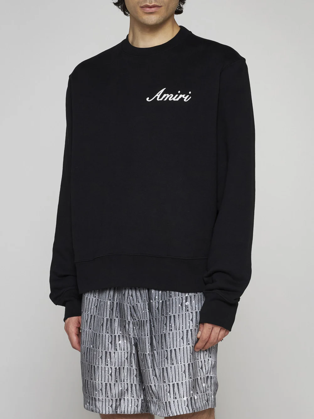 AMIRI SCRIPT LOGO CREW PF23MJL008 - immagine 3