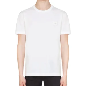 DOLCE E GABBANA T-SHIRT BIANCA G8KJ9T