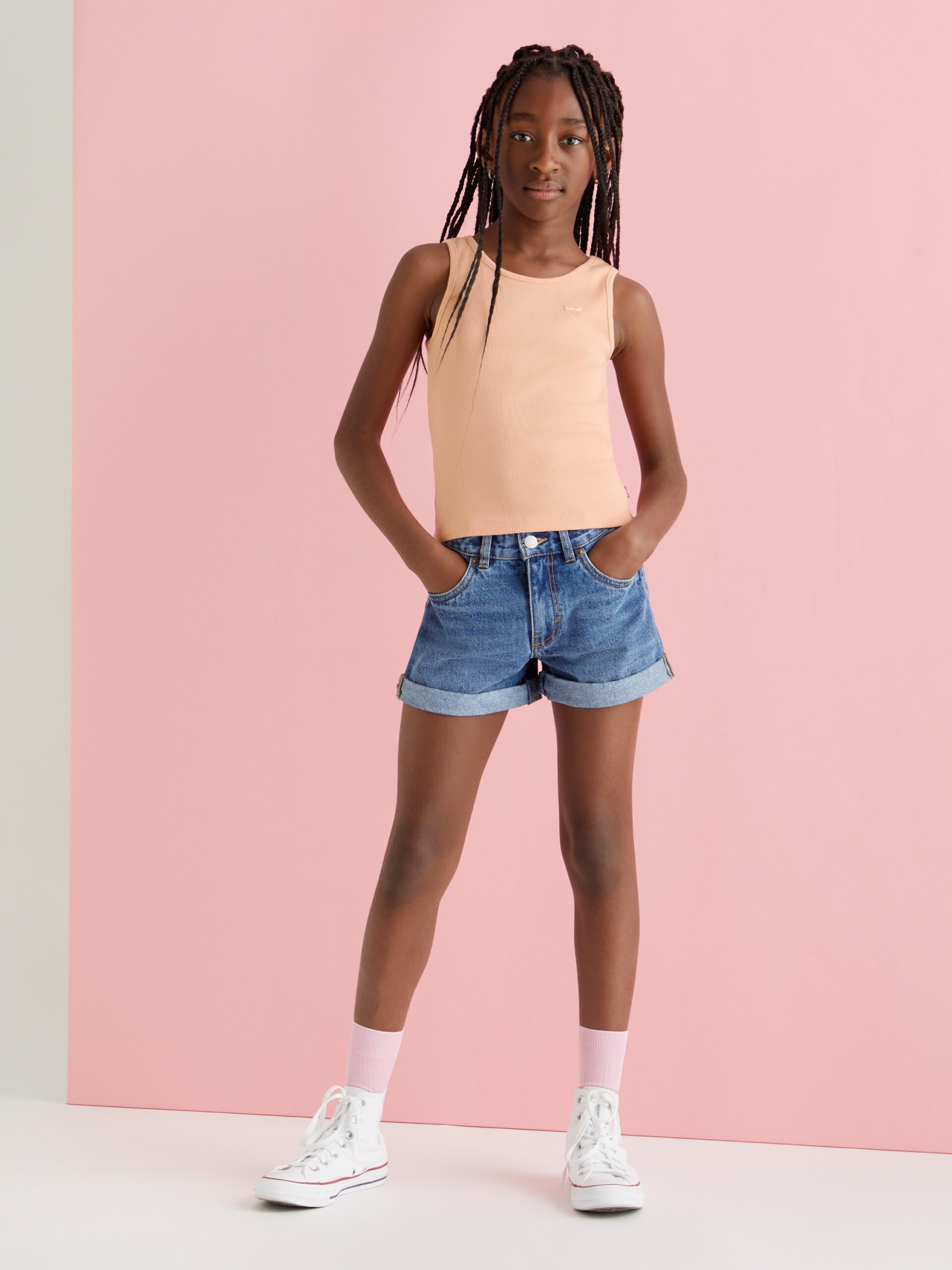 ๐ณ๐๐๐โ๐ ๐ฒ๐๐
๐
Canotta bambina costine Peach art.116 - immagine 2