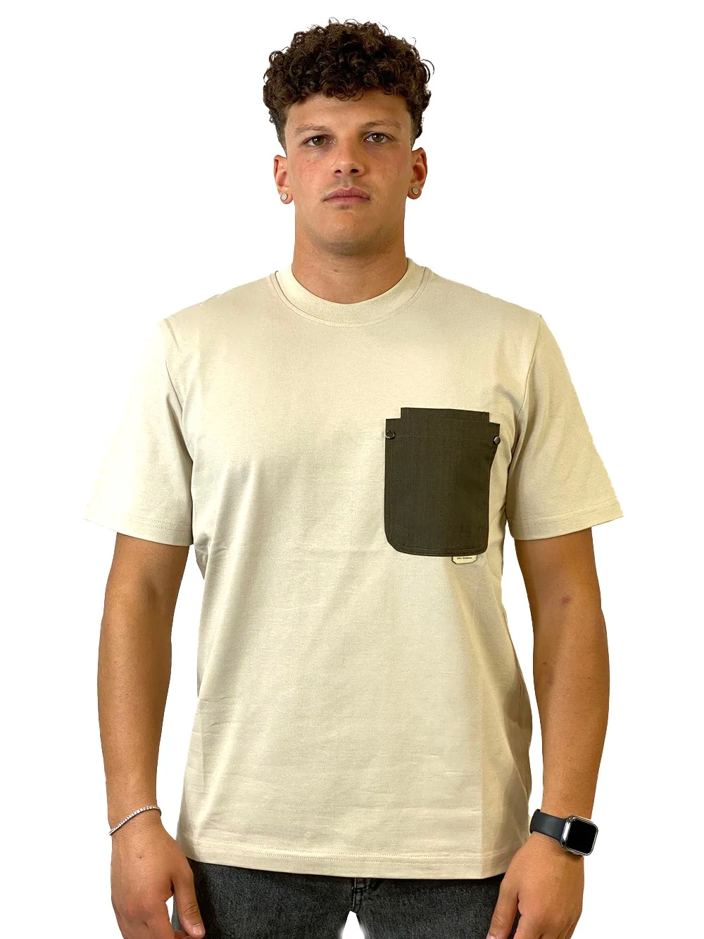 YES LONDON T-SHIRT BEIGE XM4223