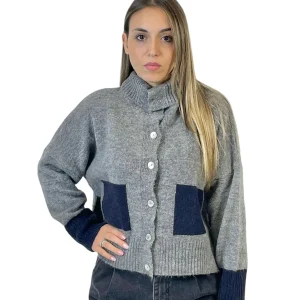 ACCADEMIA 20 CARDIGAN GRIGIO