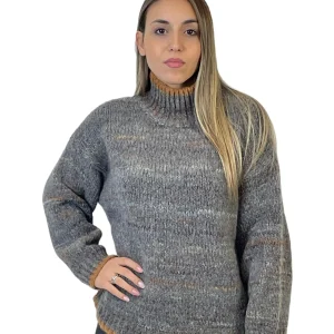 ACCADEMIA 20 PULLOVER RAINBOW GRIGIO