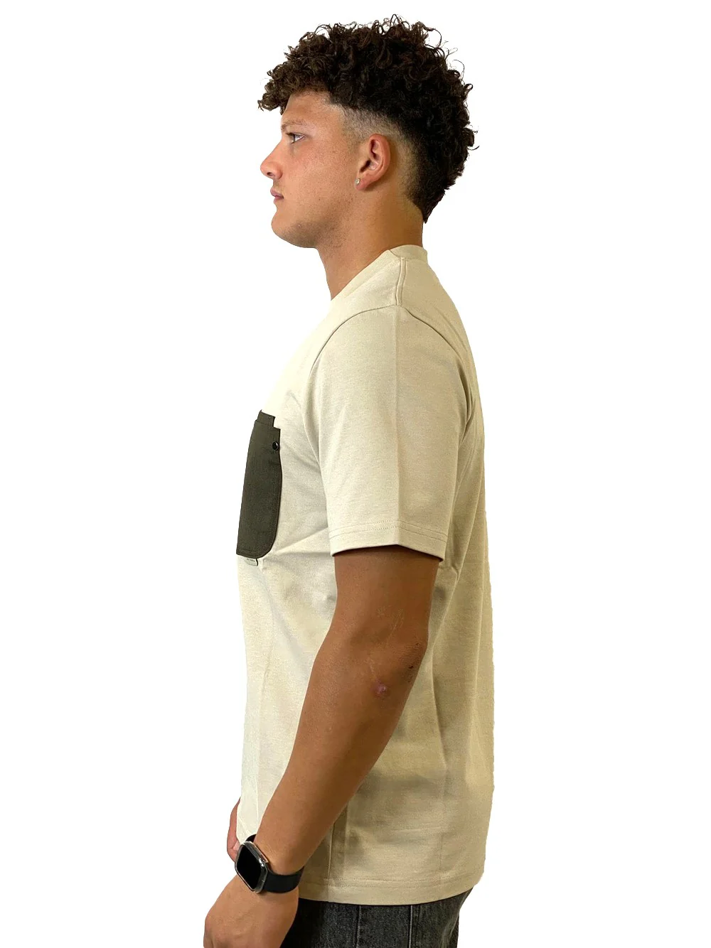 YES LONDON T-SHIRT BEIGE XM4223 - immagine 3