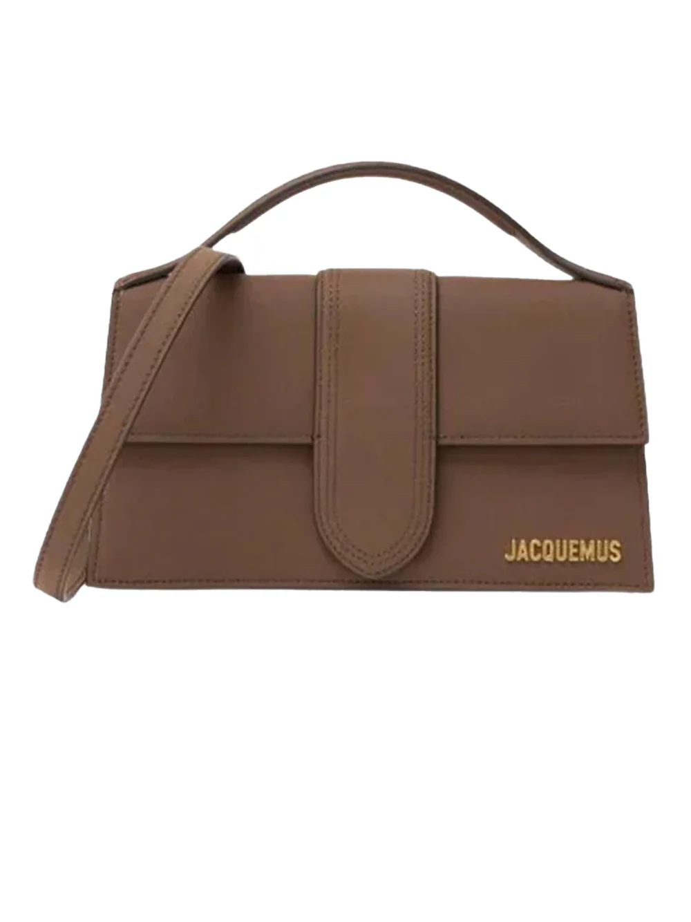 JACQUEMUS LE GRAND BAMBINO NABUK DARK BROWN