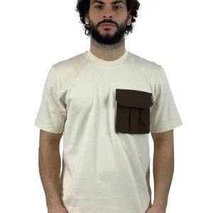 YES LONDON T SHIRT XM4250 PANNA