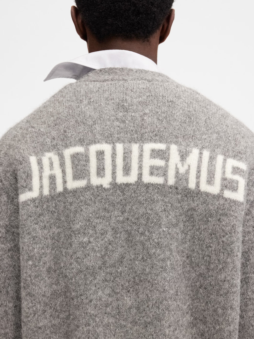 JACQUEMUS CARDIGAN 25KN545 2329 GRIGIO - immagine 5