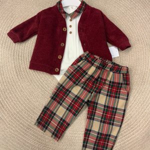 Baby vip
Completo bambino tre pezzi tartan art.T1128/29
