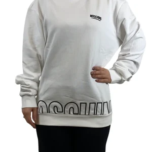 MOSCHINO FELPA V1A1711 4319 1001 BIANCA