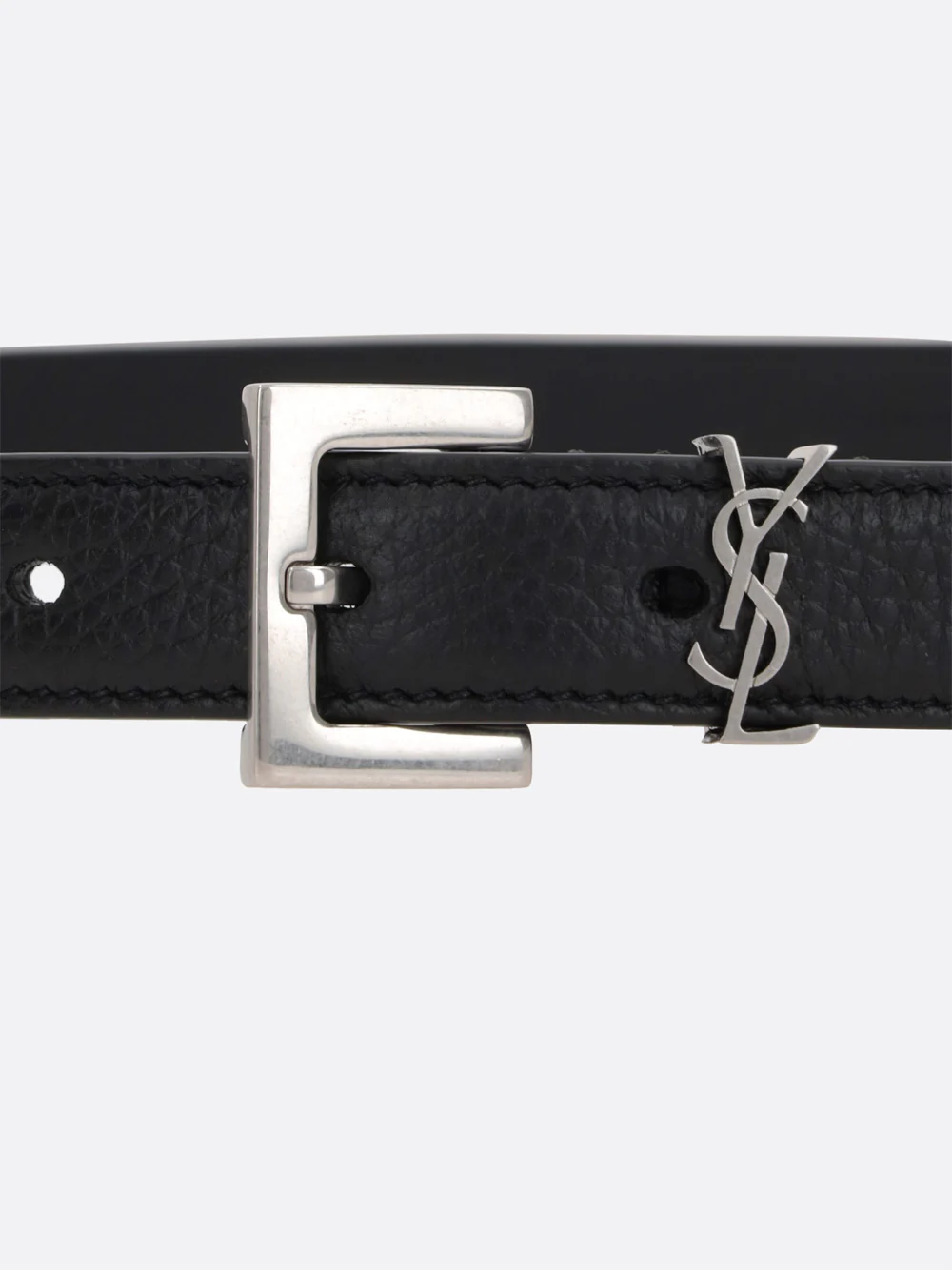 SAINT LAURENT CINTURA 612616 DTI0E 1000 - immagine 4