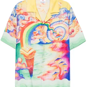 CASABLANCA CUBAN COLLAR SHIRT