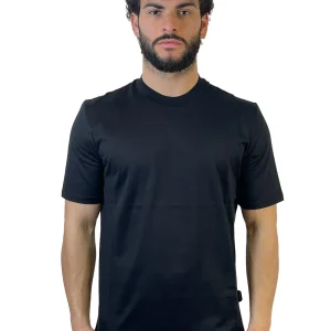 YES LONDON T-SHIRT NERA XM4134