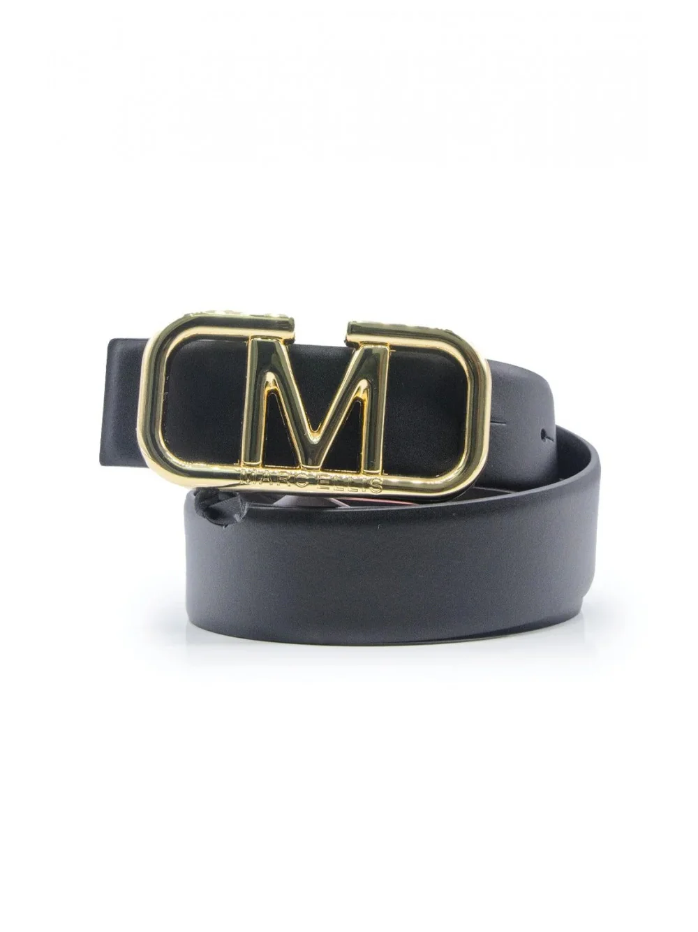MARC ELLIS ME BELT-72 BLACK/GOLD - immagine 2
