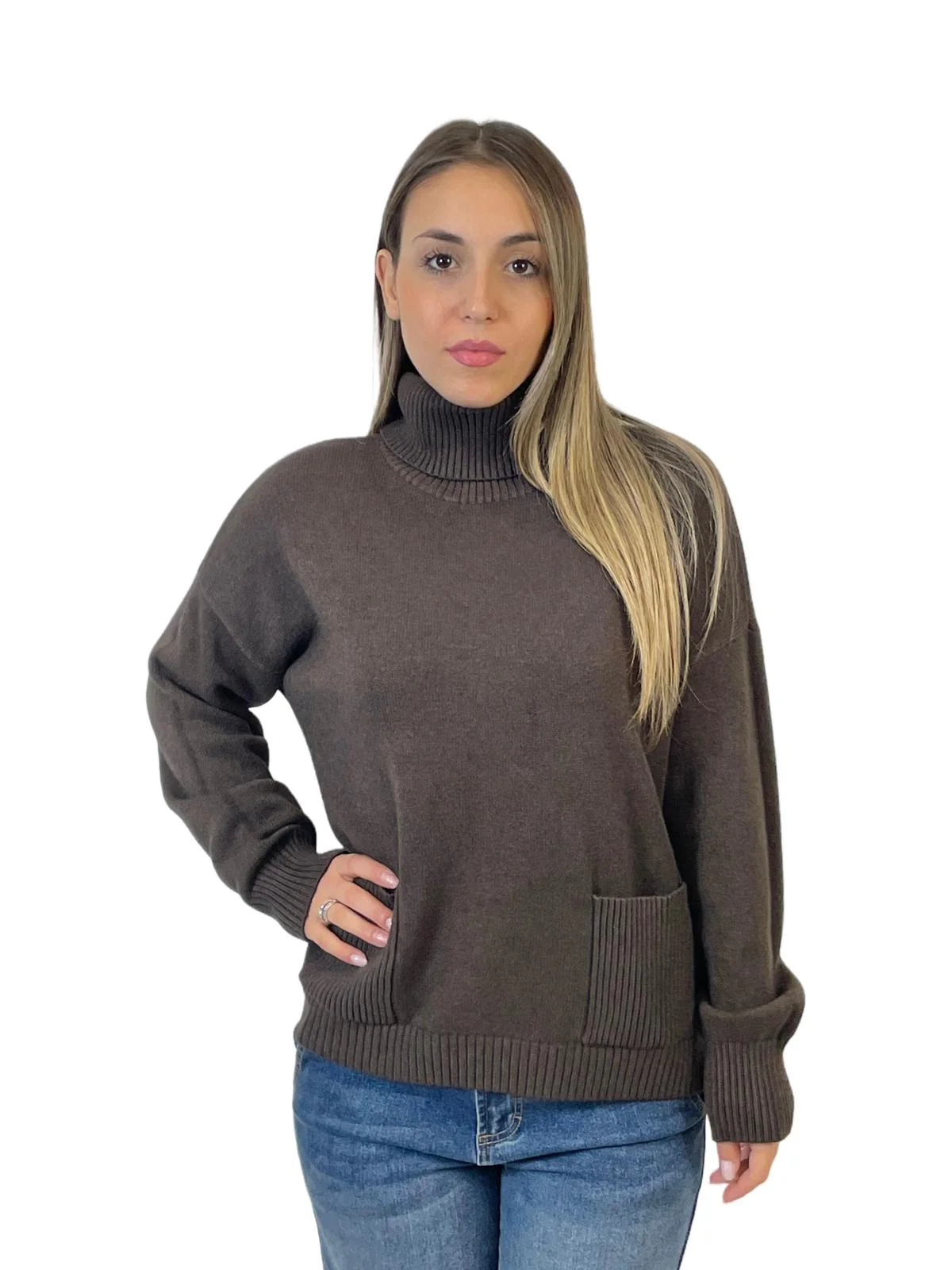 ACCADEMIA 20 MAGLIONE MARRONE - immagine 2