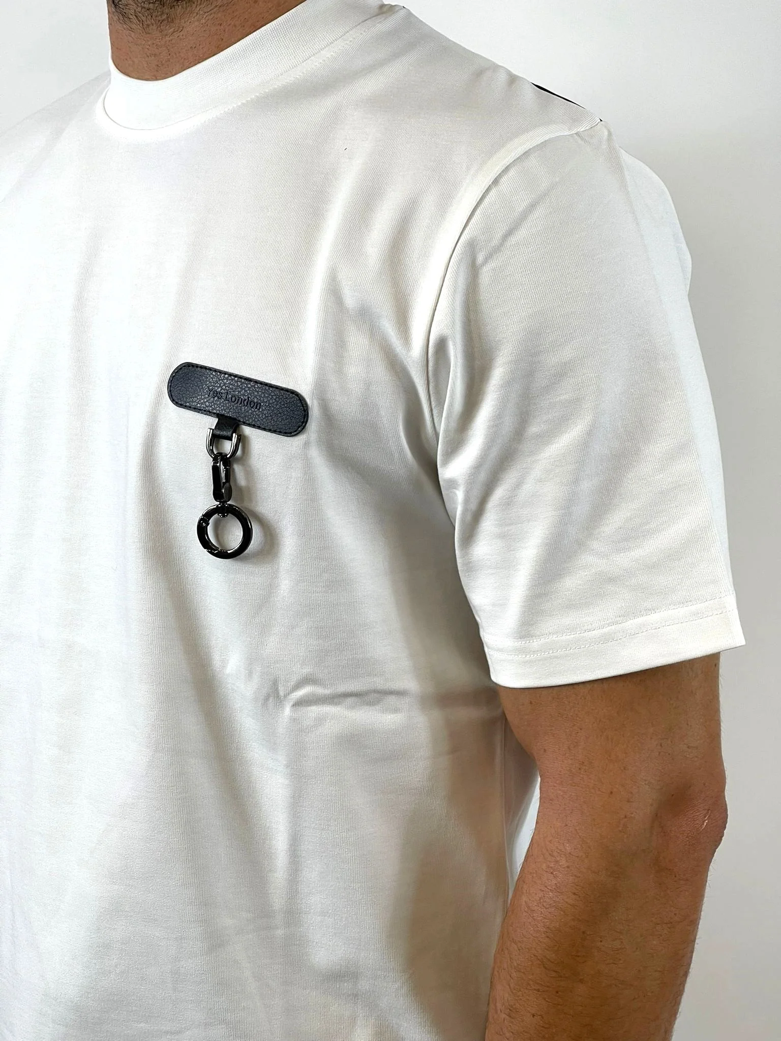 YES LONDON T-SHIRT BIANCA XM4229 - immagine 5