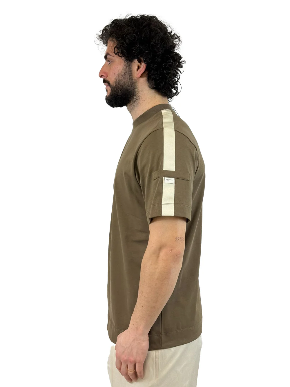 YES LONDON T SHIRT XM4255 TABACCO - immagine 3
