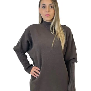 ACCADEMIA 20 DOLCEVITA CON BOTTONI MARRONE