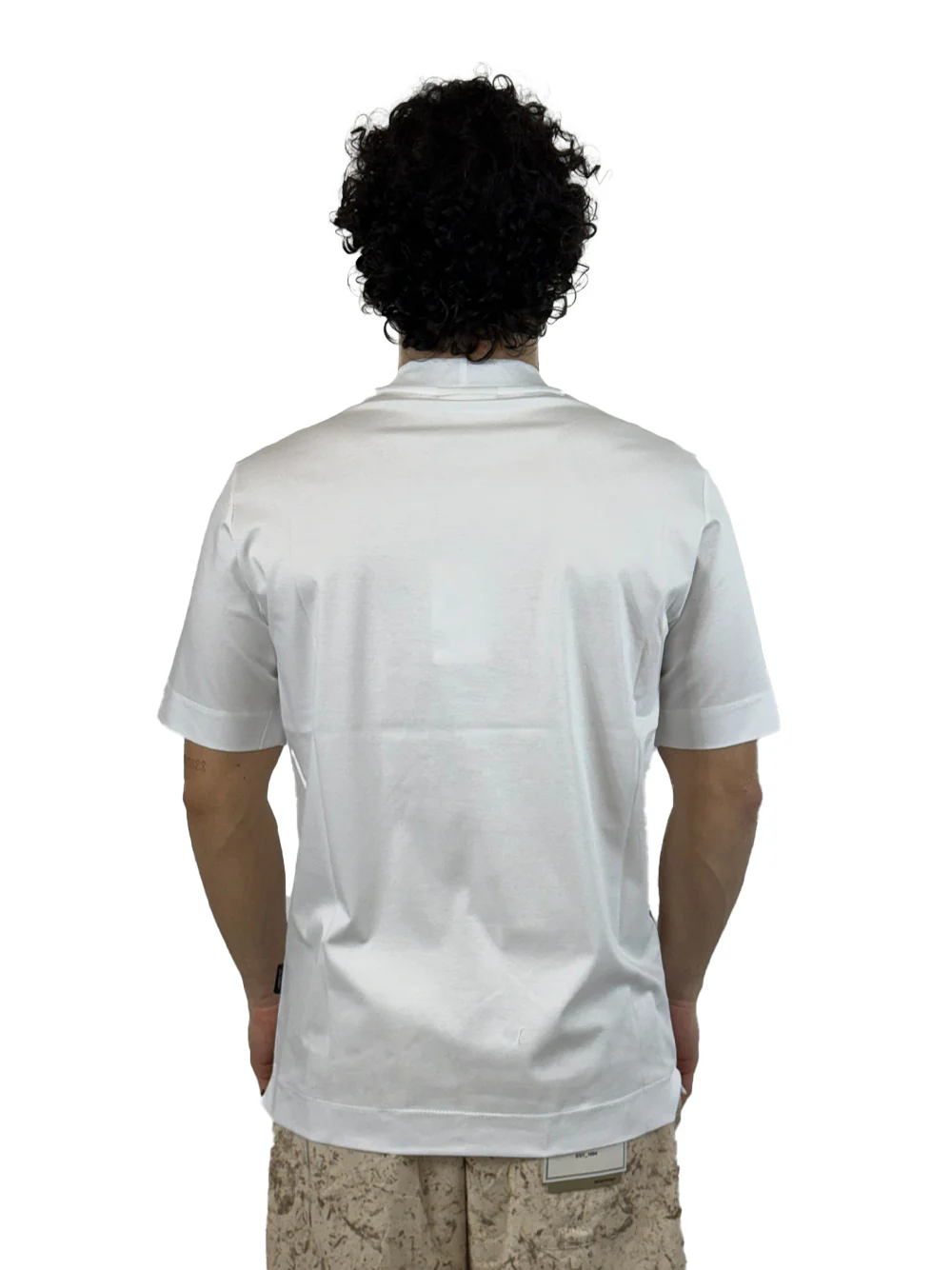 YES LONDON T SHIRT BASIC XM4293 BIANCA - immagine 4