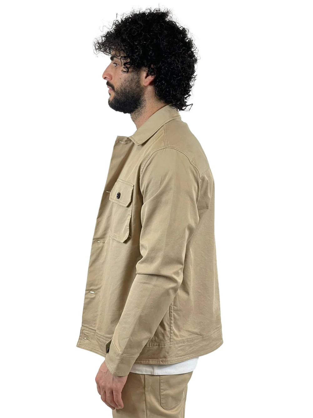 SEINSE GIACCA BEIGE GBE1030SS - immagine 3