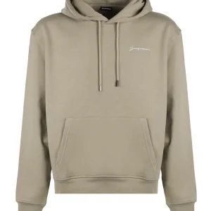 JACQUEMUS LE SWEATSHIRT BRODE LIGHT KHAKI