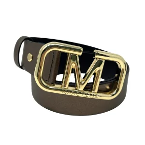 MARC ELLIS ME BELT-72 DARK BRONZE/GOLD